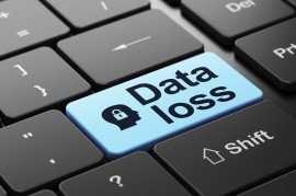 Information concept: Head With Padlock and Data Loss